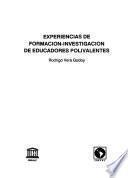 Experiencias de formación-investigación de educadores polivalentes