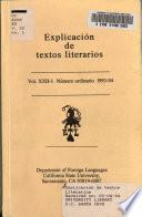 Explicacion de textos literarios