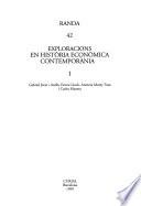 Exploracions en historia economica contemporania