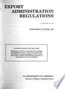 Export Administration Regulations
