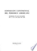 Exposición Continental del Periódico Americano