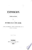 Exposición dirigida a las cortes