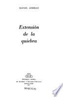 Extensión de la quiebra