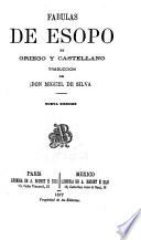 Fabulas de Esopo en griego y castellano