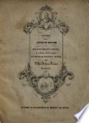 Facsímile de la partida de bautismo de Miguel de Cervantes Saavedra, de su firma y la de su muger, Da Catalina de Palacios y Salazar