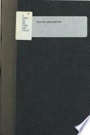 Faculty Publications
