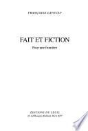 Fait et fiction