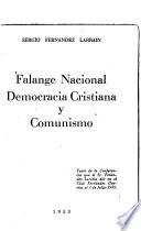 Falange Nacional, democracia cristiana y comunismo