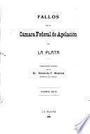 Fallos de la Cámara federal de apelación de La Plata