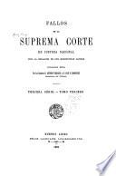 Fallos de la Corte Suprema de Justicia de la Nación