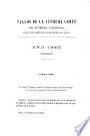 Fallos de la Corte Suprema de Justicia de la Nación