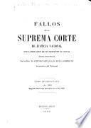 Fallos de la Corte Suprema de Justicia de la Nación