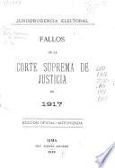 Fallos de la Corte Suprema de Justicia en ...