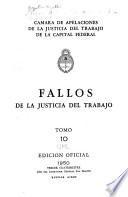 Fallos de la justicia del trabajo