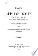 Fallos de la Suprema corte de justicia nacional ...