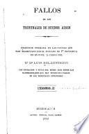 Fallos de los tribunales de Buenos Aires