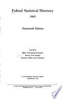 Federal Statistical Directory