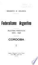 Federalismo argentino