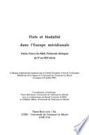 Fiefs et féodalité dans l'Europe méridionale