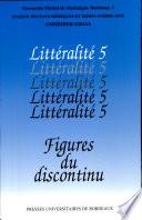 Figures du discontinu