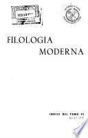 Filolgia moderna