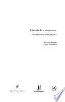 Filosofía de la democracia