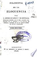 Filosofia de la elocuencia