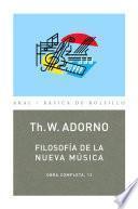 Filosofía de la nueva música