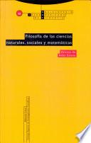 Filosofía de las ciencias naturales, sociales y matemáticas