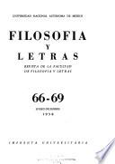 Filosofía y letras