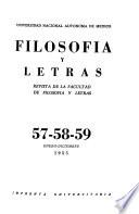Filosofía y letras