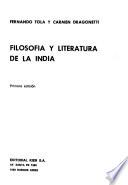 Filosofía y literatura de la India