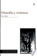Filosofía y violencia