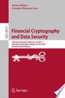 Financial Cryptography and Data Security