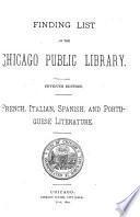 Finding list of the Chicago Public Library