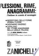 Flessioni, rime, anagrammi