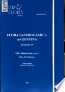 Flora fanerogámica Argentina: 280. Asteraceae, pt. 4. Tribu XII. Mutisieae. Subtribu 3. Mutisünae