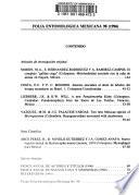 Folia Entomologica Mexicana