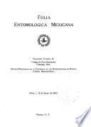 Folia entomologica Mexicana