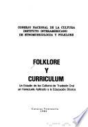 Folklore y curriculum