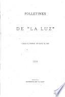 Folletines de La luz.