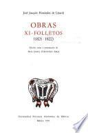 Folletos (1821-1822)