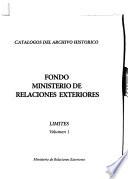 Fondo Ministerio de Relaciones Exteriores: Límites