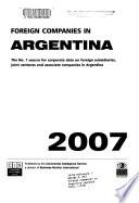 Foreign Companies in Argentina Yearbook