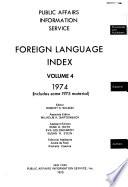 Foreign Language Index