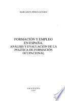 Formación y empleo en España