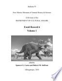 Fossil Record 6 Volume 1