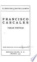 Francisco Cascales tablas poeticas