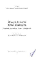 Fremdheit der Formen, Formen der Fremdheit, allemand