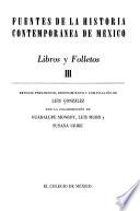 Fuentes de la historia contemporanea de Mexico
